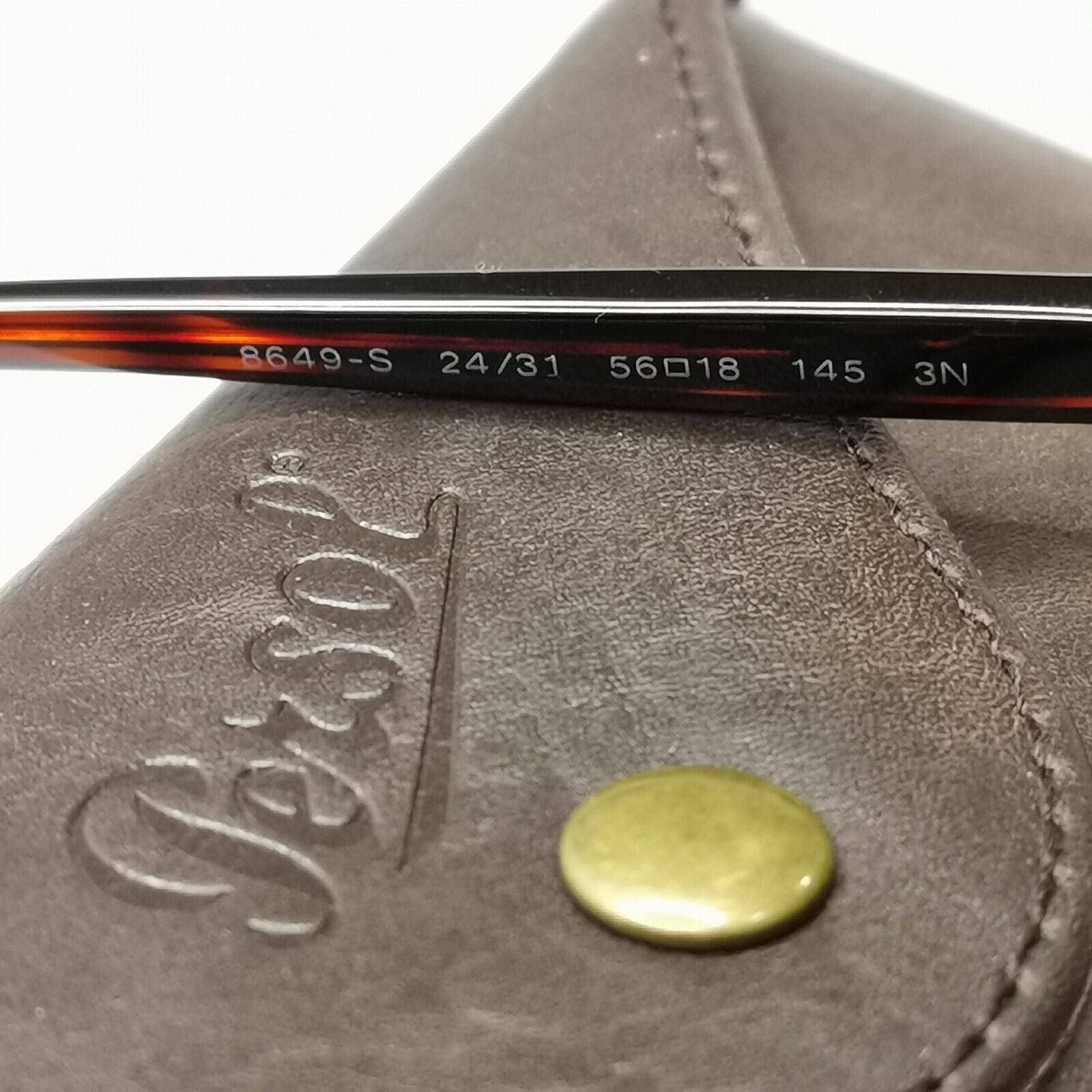 Persol Sunglasses 2015 Brown Tortoiseshell Green Grey Gold 8649-S 24/31 56mm