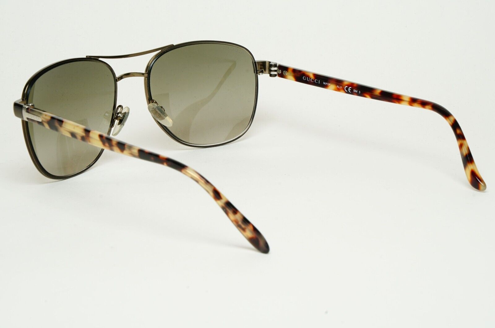 Gucci Sunglasses 2011 Vintage Pilot Brown Grey Unisex GG 2220/S W04HA 060125