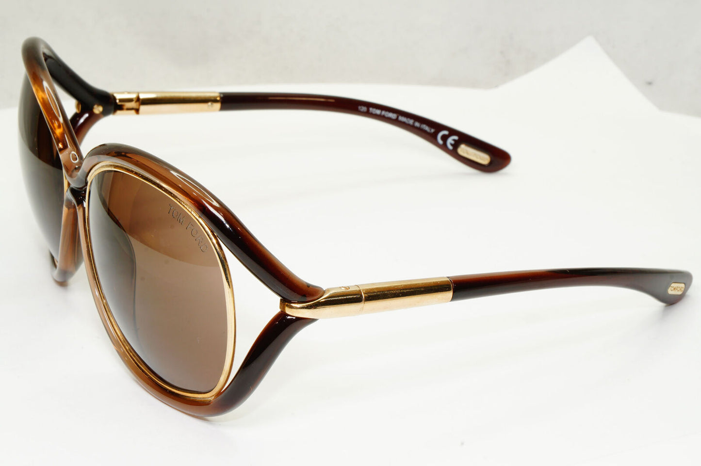 Tom Ford 2008 Sunglasses Samantha Vintage Gold Brown TF 52  FT0052 692 280323