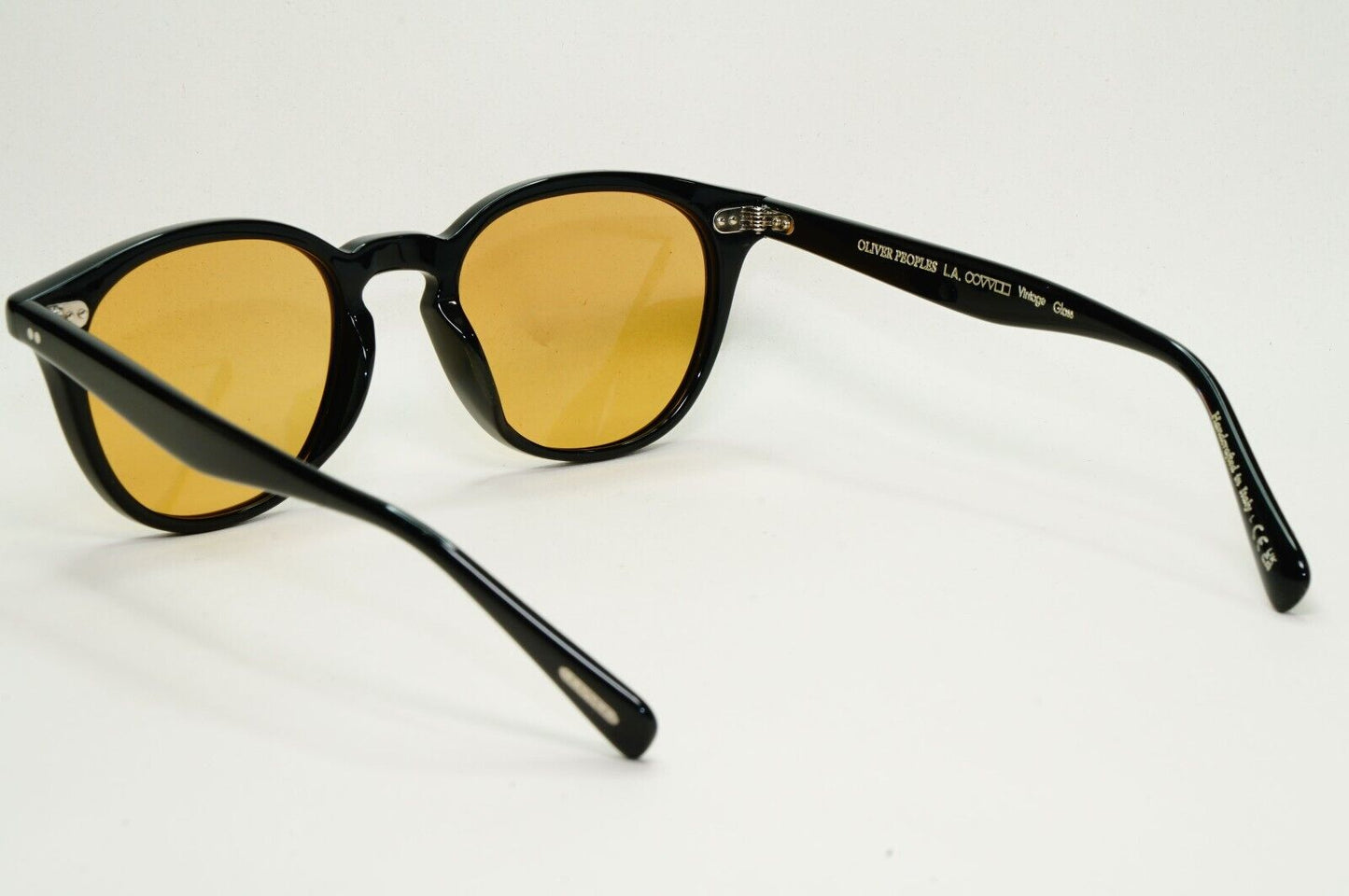 Oliver Peoples Desmon Sunglasses Black Yellow Mustard OV 5454SU 1005/0F 50mm