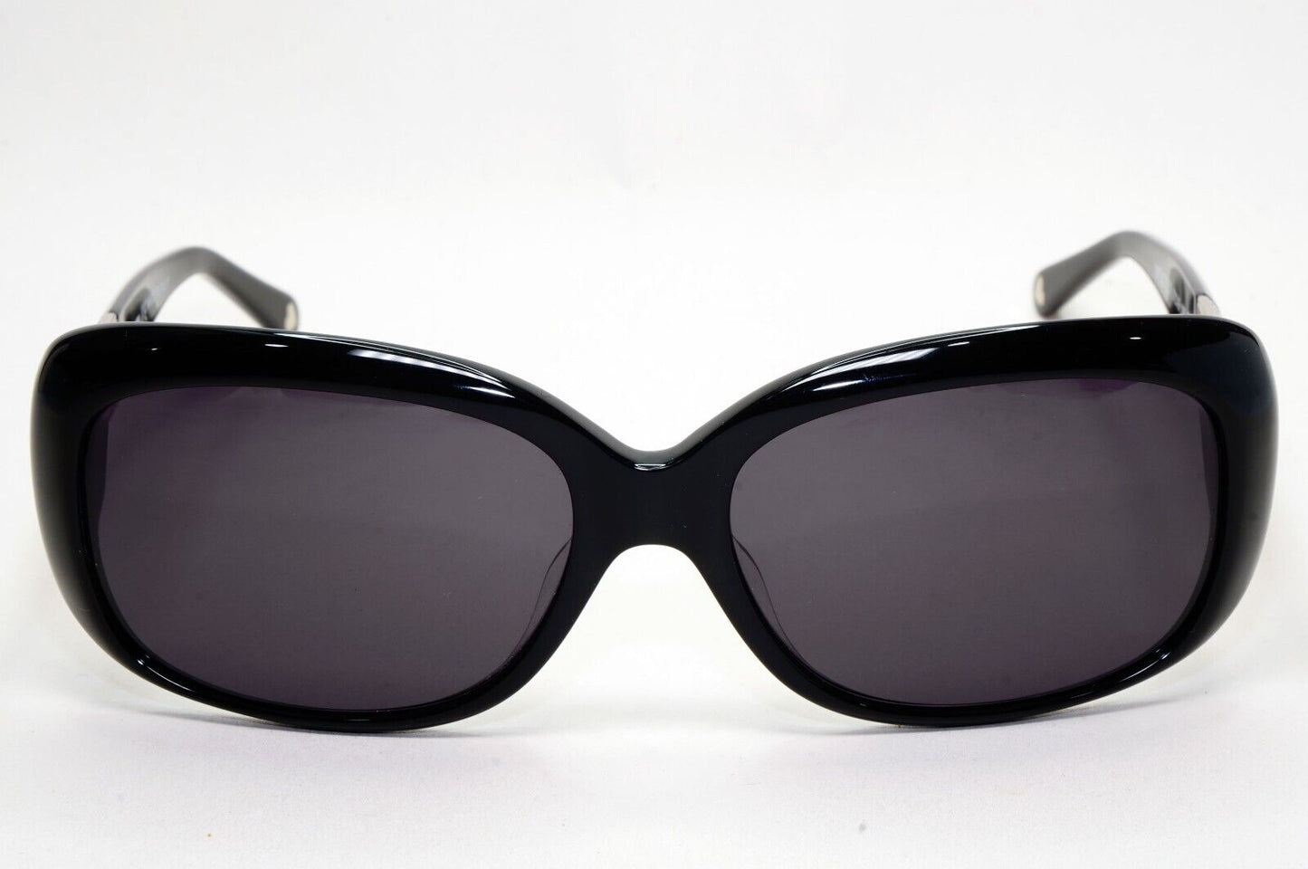 Moschino Sunglasses 2005 Vintage Black Silver Pearl Square MO572 01 101124