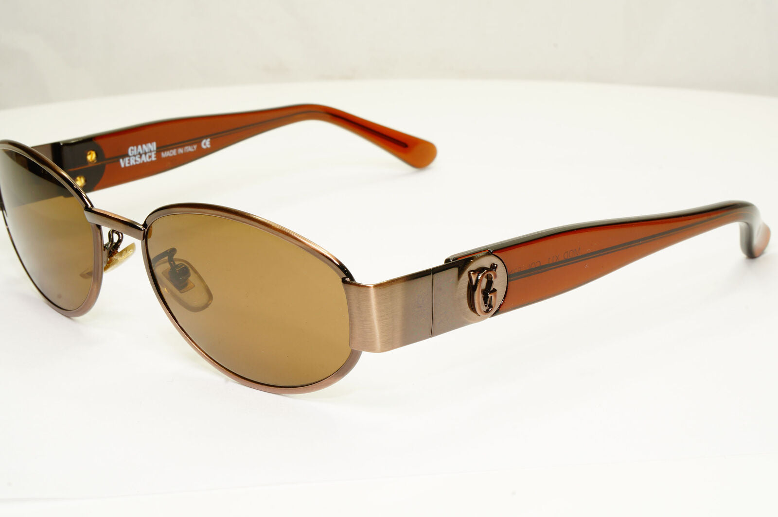 Authentic Gianni Versace Mens Vintage Sunglasses Brown MOD X11 COL 53M 35958