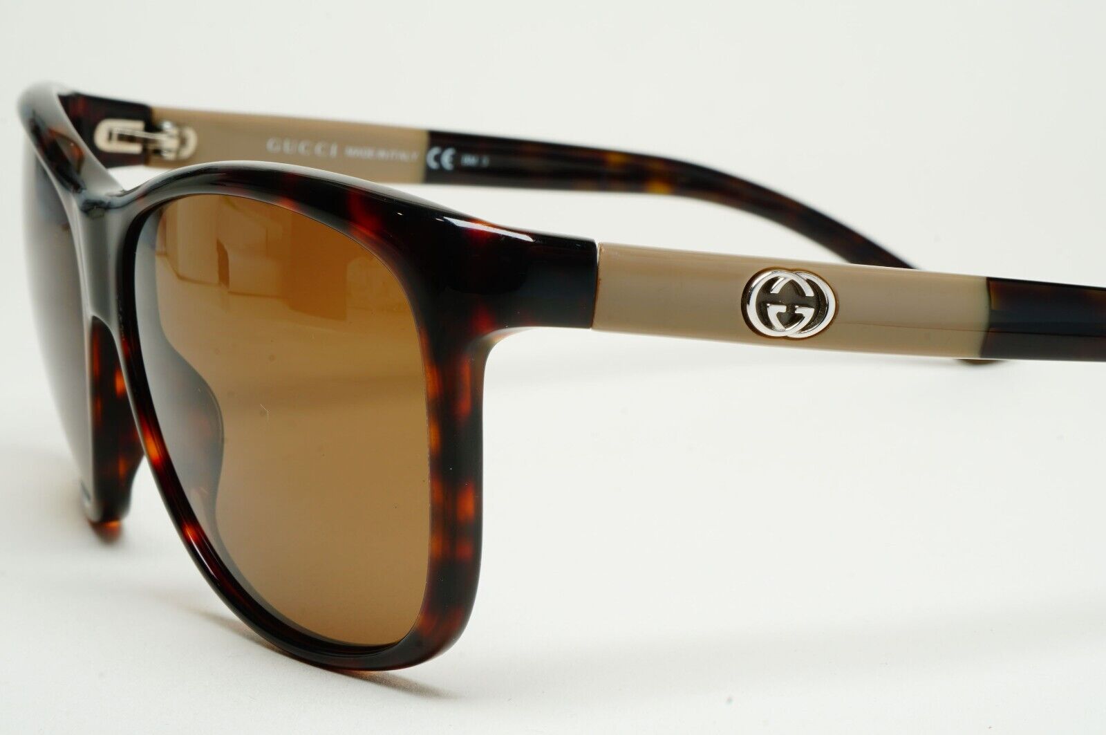 Gucci Sunglasses 2013 Vintage Brown Tortoiseshell Square GG 3613/S 6F4HA 070125