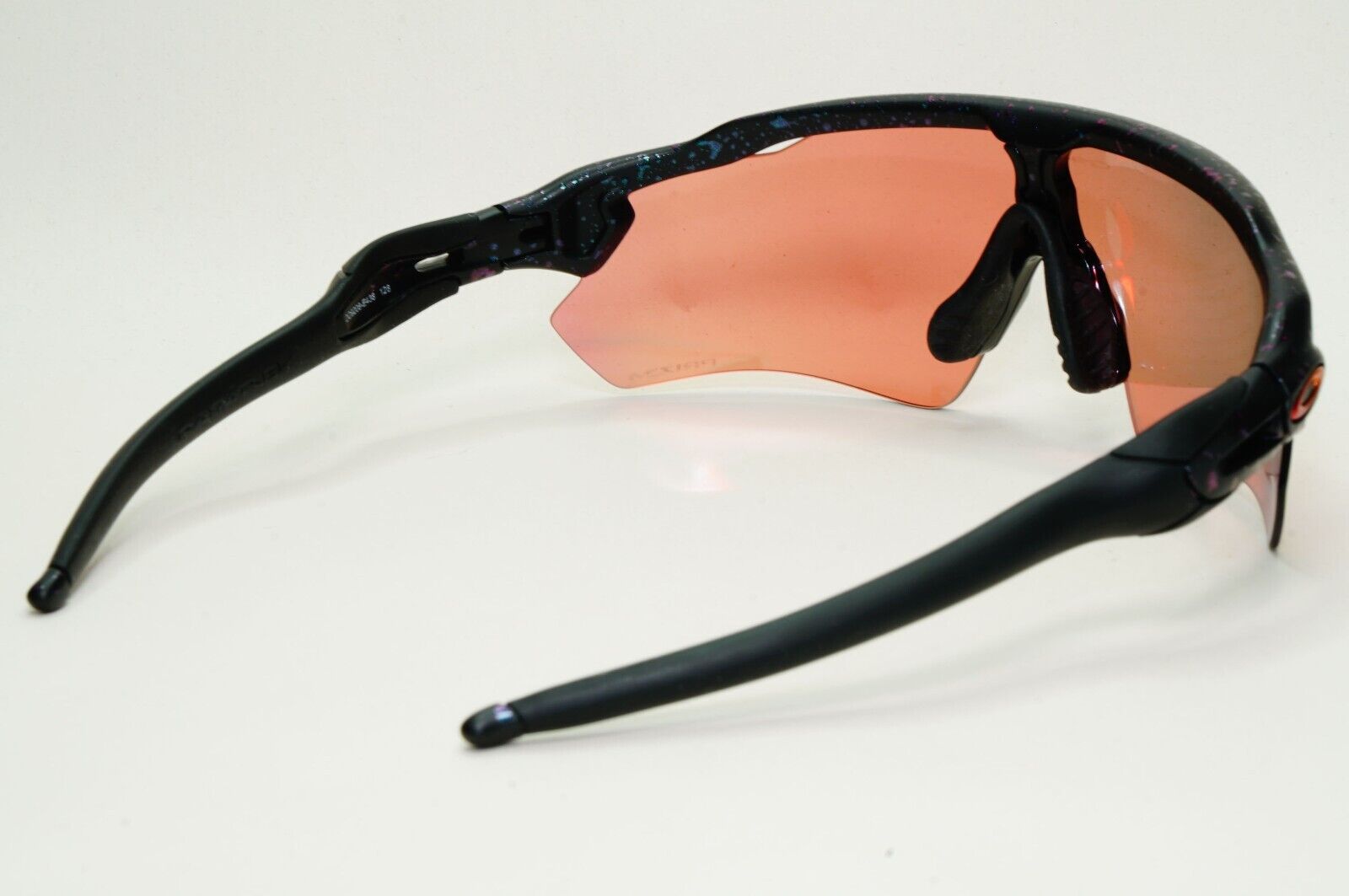 Oakley Sunglasses OO 9208 Radar EV Path Black Orange Colorshift Splatter E4