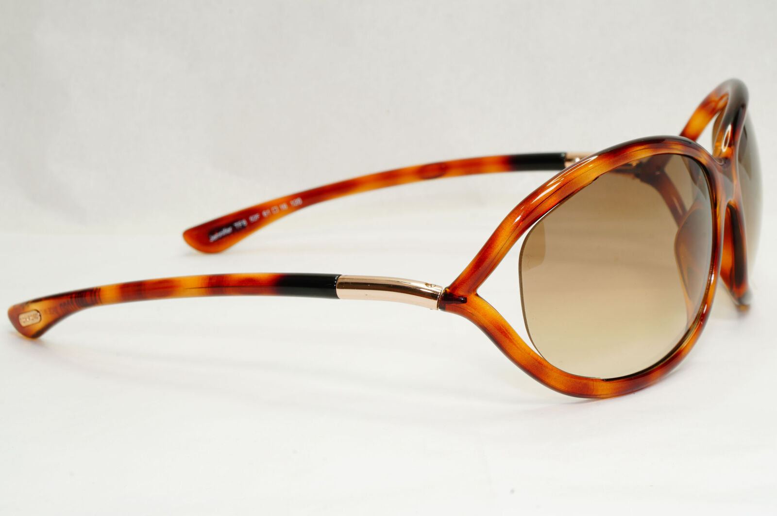 Tom Ford Sunglasses Jennifer Tortoiseshell Brown Gradient FT0008 TF 8 52F [A]