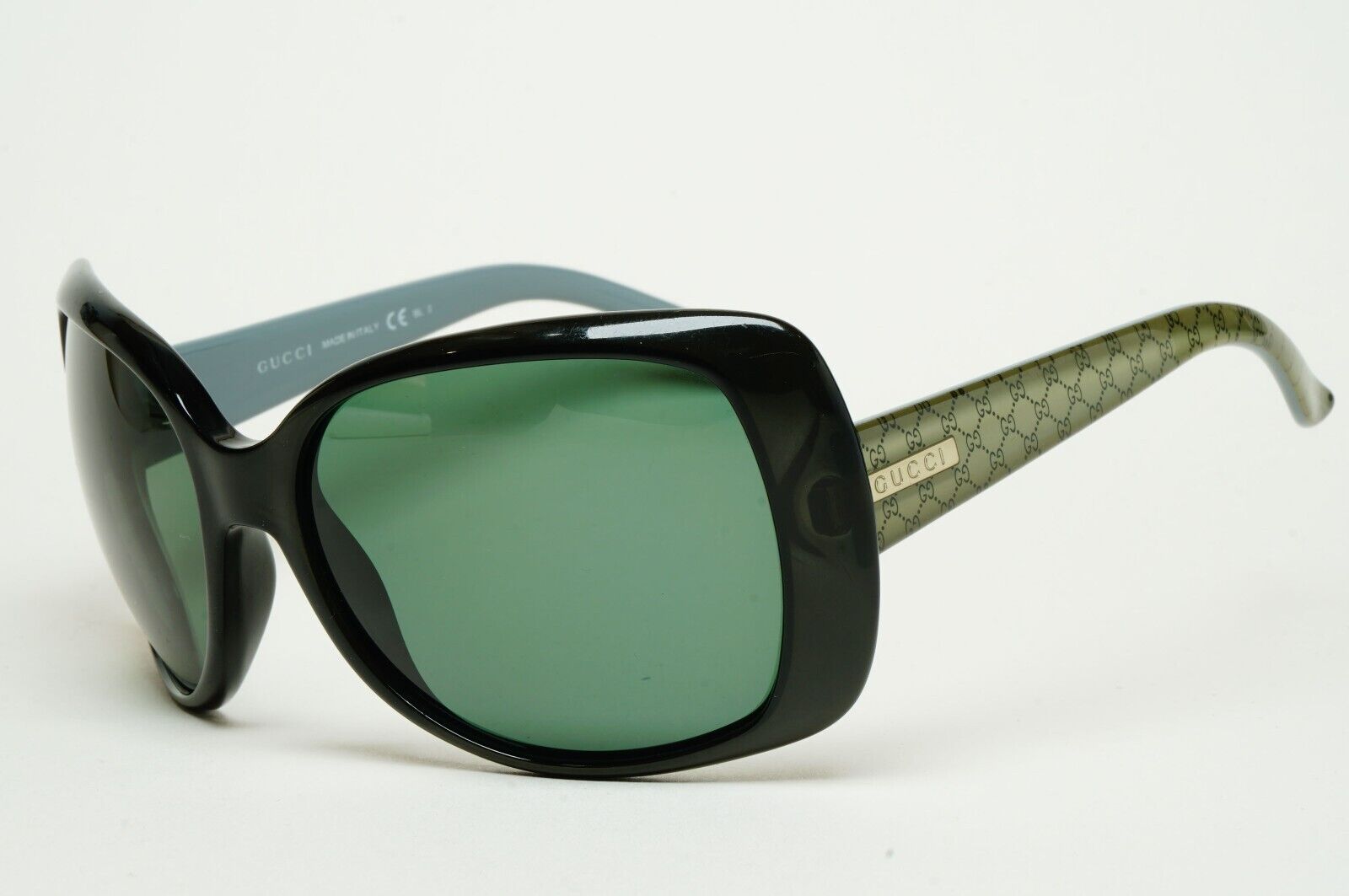 Gucci Sunglasses 2011 Vintage Green Monogram Square Wrap  GG 3576/S WH6VK 170125