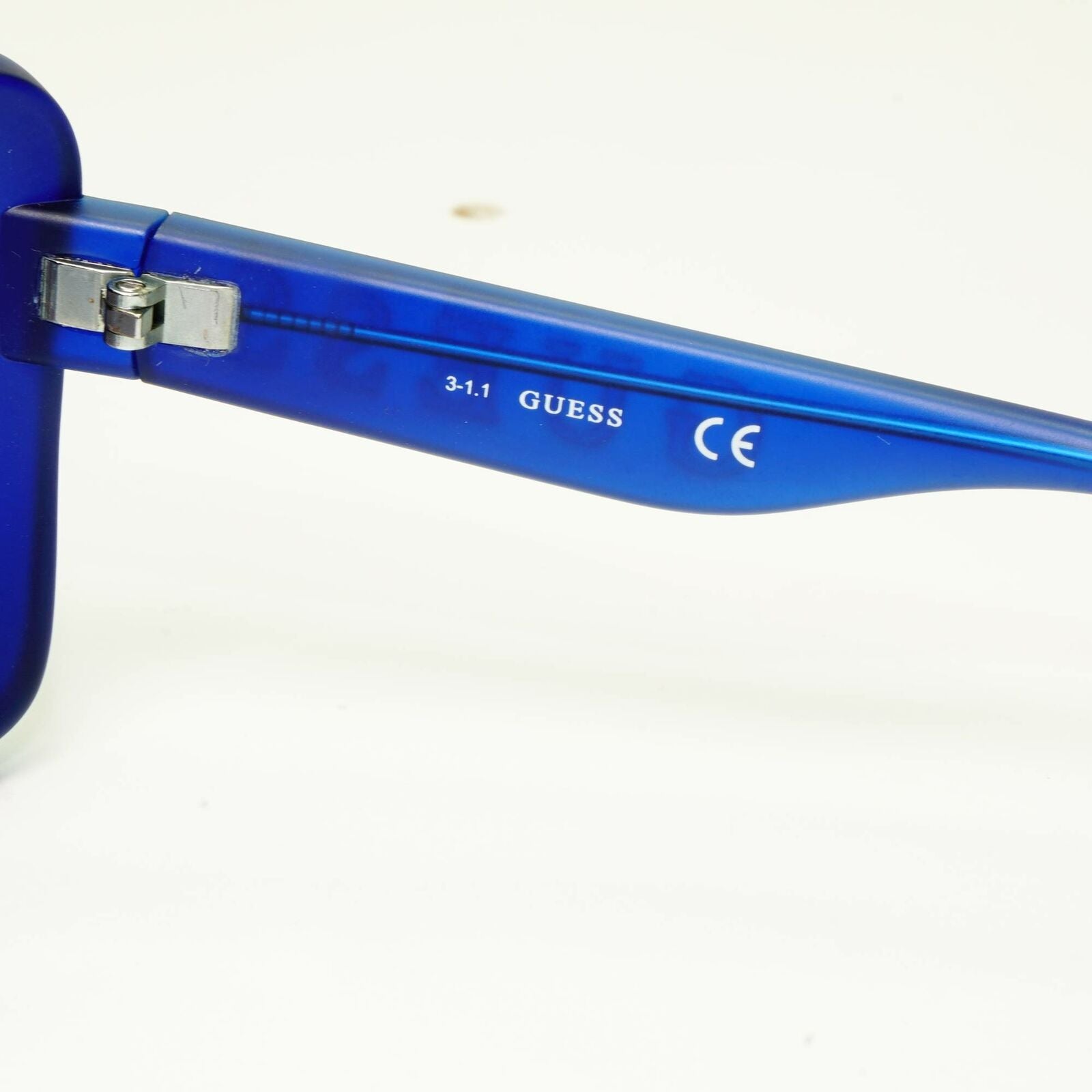 Guess Mens Shield Visor Sunglasses Blue Black Gradient Smoke GU 00022 91B Ski