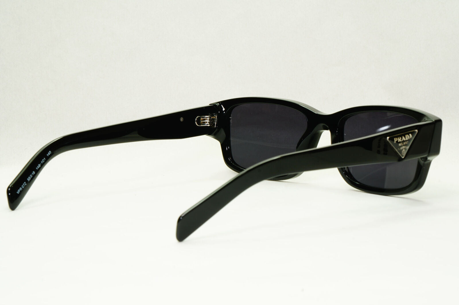 Prada Sunglasses Black Triangle Logo Symbole PR07ZV VPR 07Z 1AB-1O1