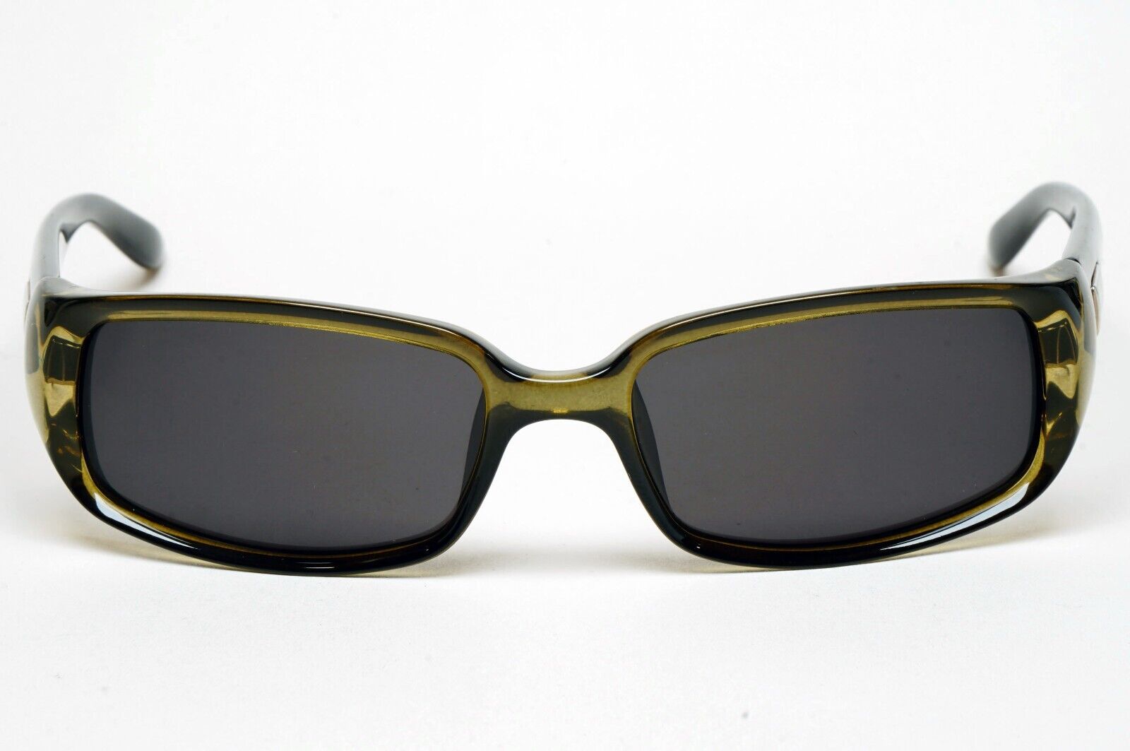 Gucci Sunglasses 1998 Vintage Rectangle Olive Green Black GG 2454/S 6EV 220125