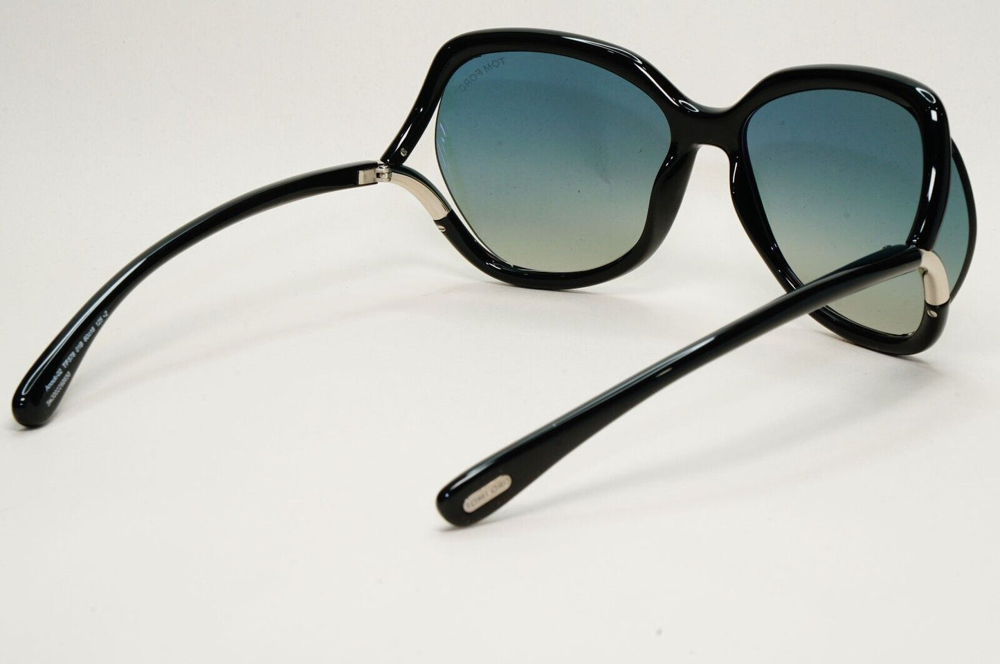 Tom Ford Sunglasses Anouk-02 Black Green Grey Gradient Square FT0578 TF 578 01B