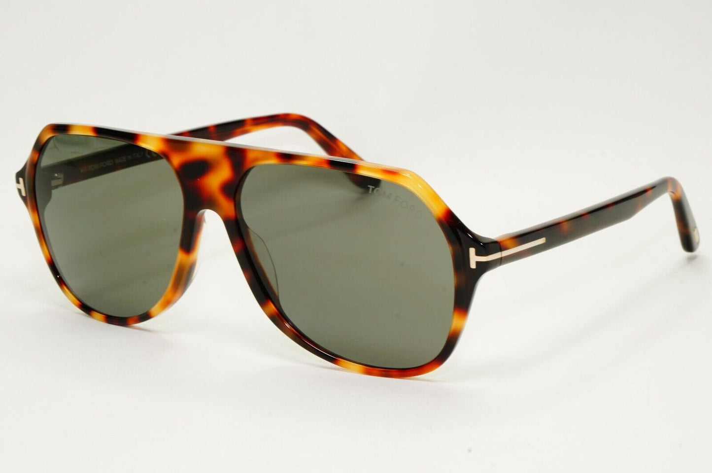 Tom Ford Sunglasses Hayes Brown Tortoiseshell Green Square FT0934 TF 934 53N