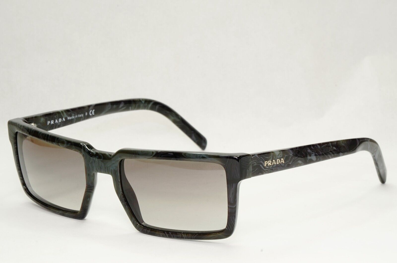 Prada Sunglasses Technique Grey Marble Gradient Square PR03SS SPR 03S UEK-0A7