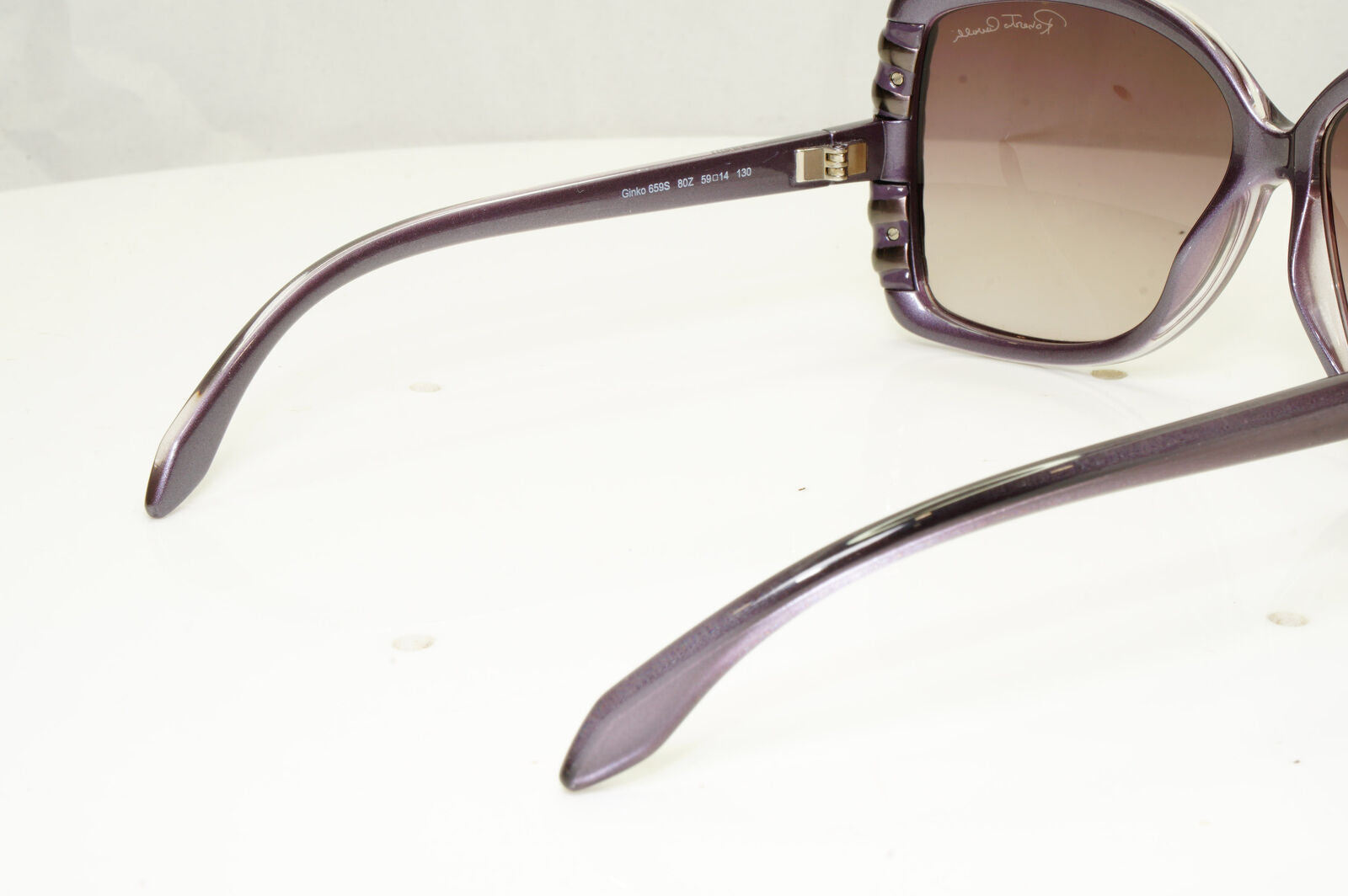 Authentic Roberto Cavalli Womens Vintage Sunglasses Violet Ginko 659 80Z 34784