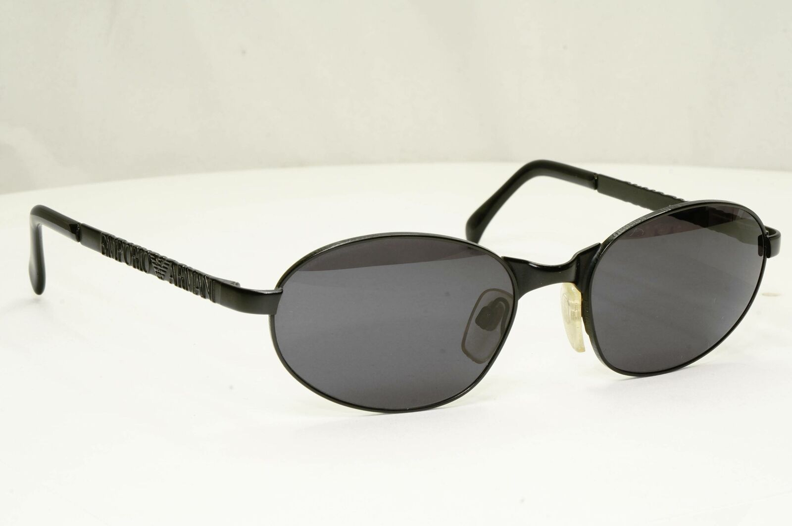 Emporio Armani 1997 Vintage Sunglasses Mens Womens Metal Black Square 107-S 706