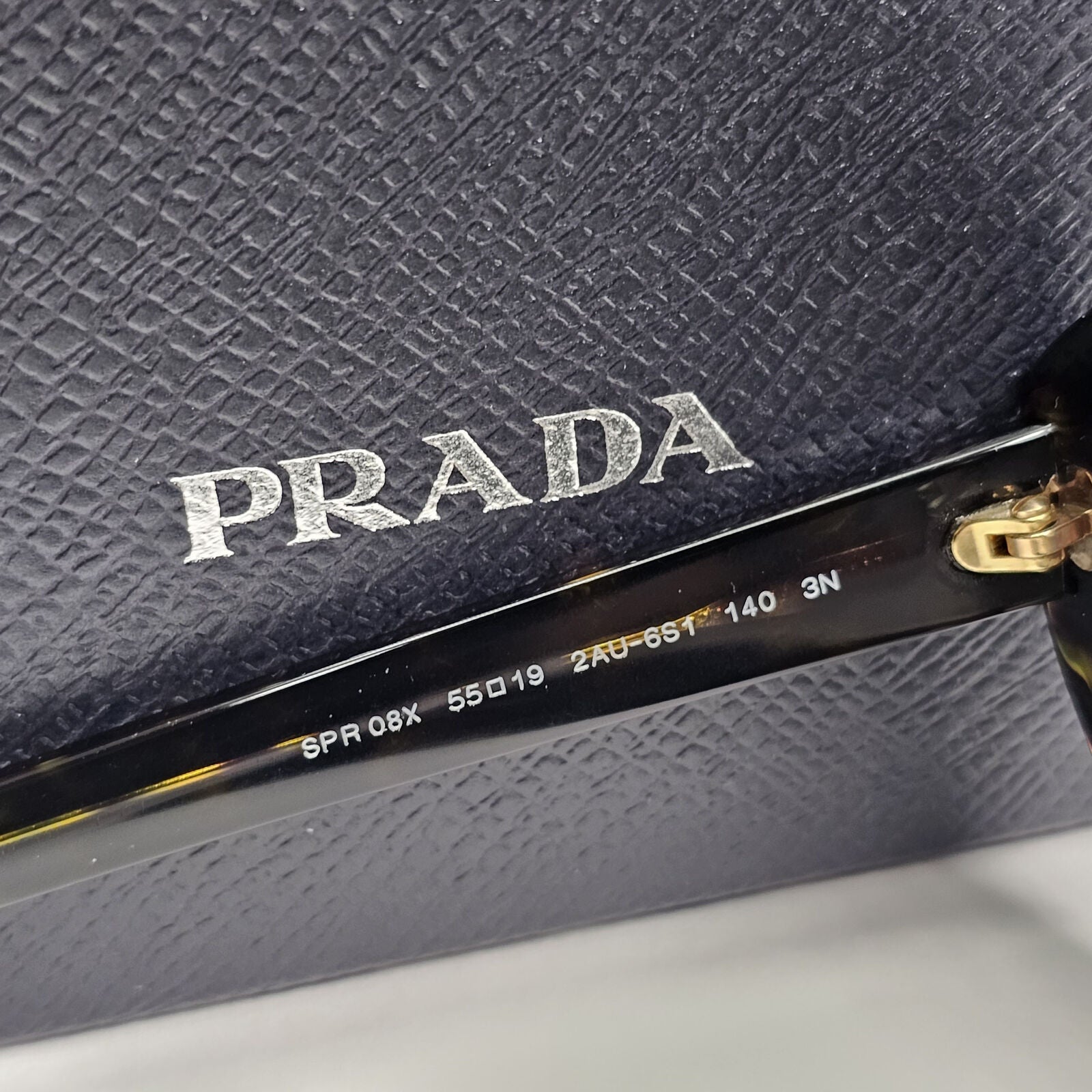 Prada Sunglasses Brown Tortoise Angular Gradient PR08XS SPR 08X 2AU-6S1 58mm