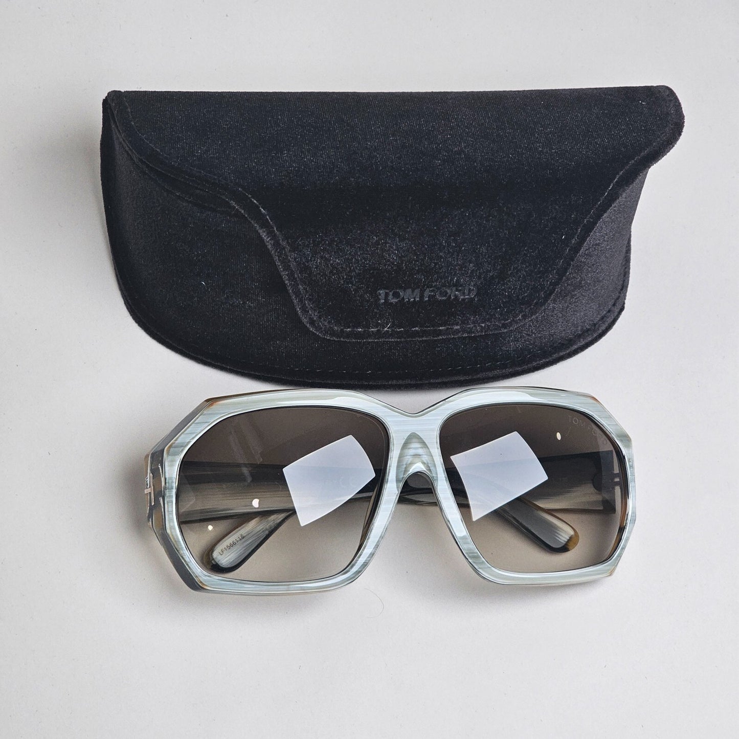 Tom Ford Sunglasses Oversized Square Brown Large Elise FT0266 TF 266 62F 070325