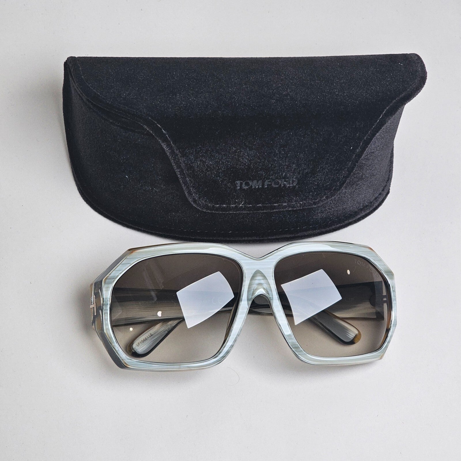 Tom Ford Sunglasses Oversized Square Brown Large Elise FT0266 TF 266 62F 070325