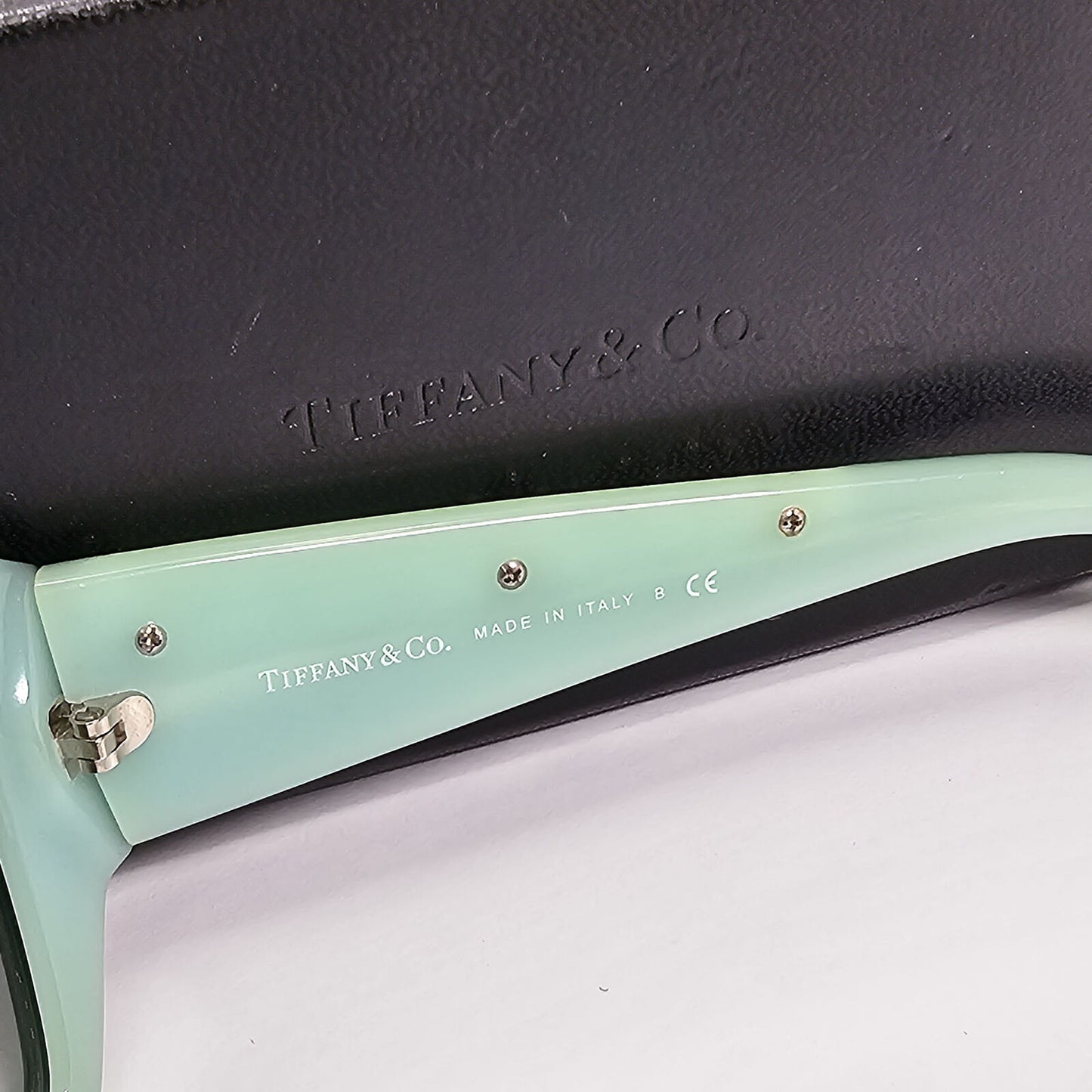 Tiffany & Co Sunglasses 2009 Vintage Black Crystal TF 4016-B 8055/3C 190224