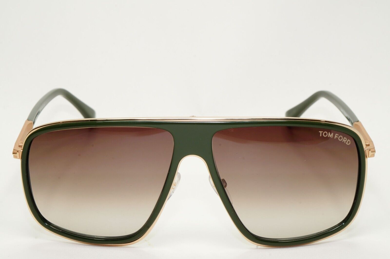 Tom Ford Sunglasses Quentin Green Gold Brown Gradient Square FT0463 TF 463 98K a