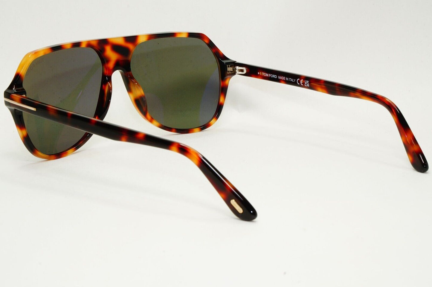 Tom Ford Sunglasses Hayes Brown Tortoiseshell Green Square FT0934 TF 934 53N
