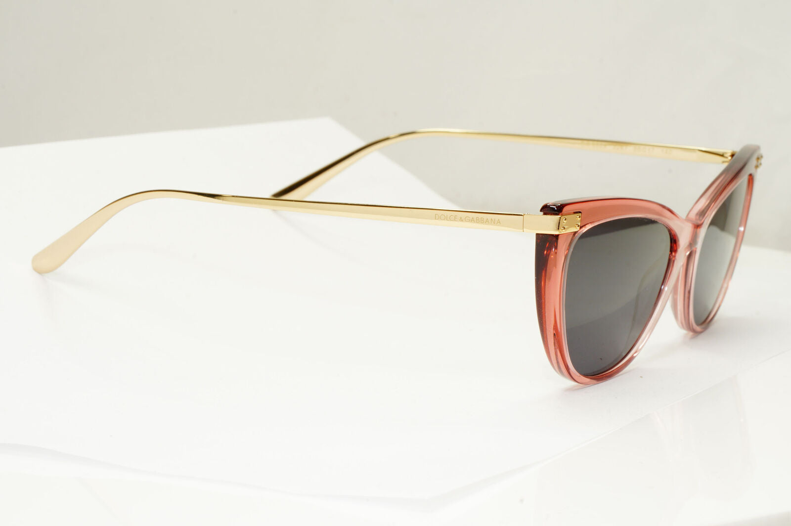 Dolce & Gabbana Sunglasses Pale Pink Gold Cat Eye DG 3329 3267 250123