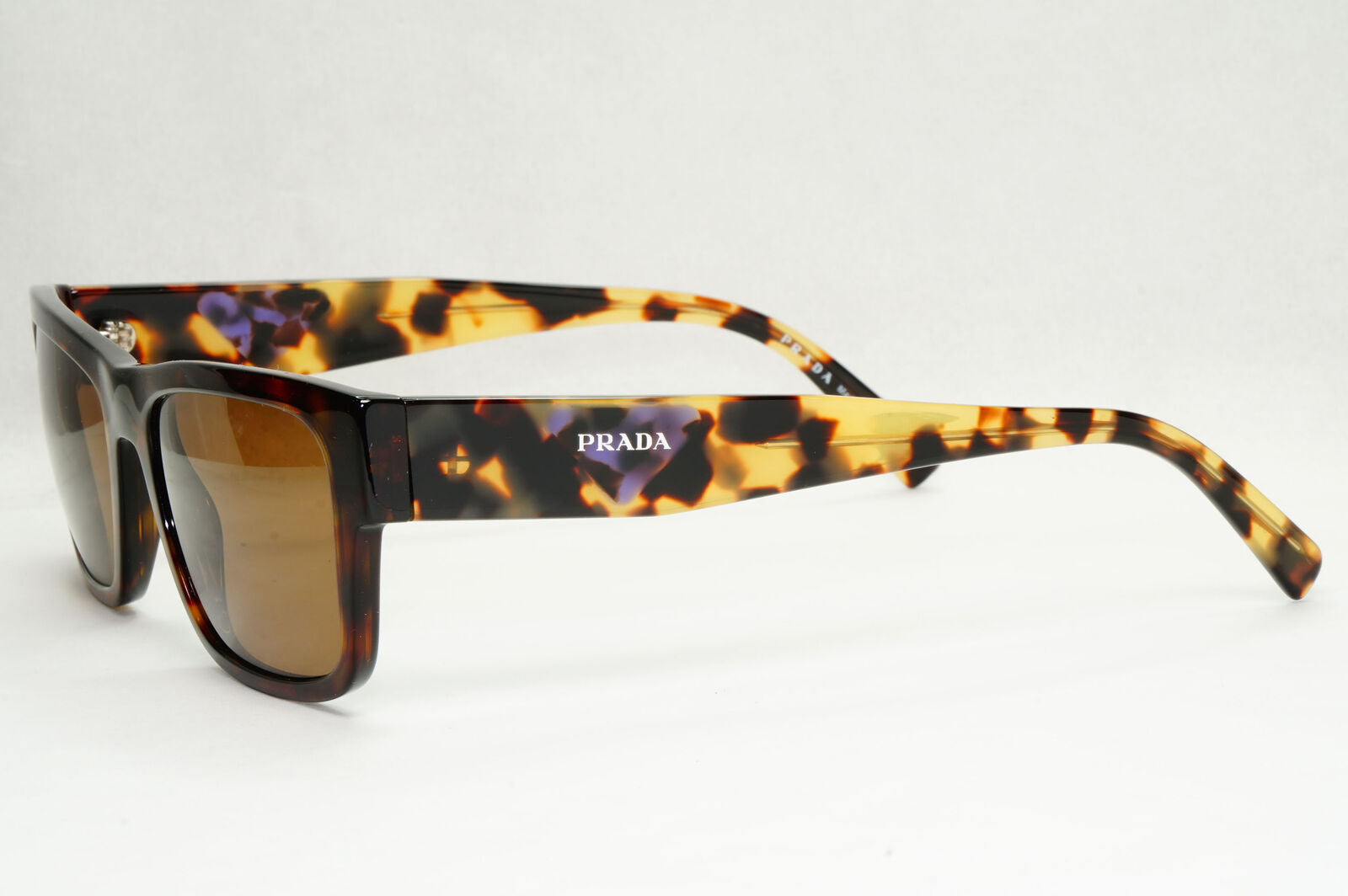 Prada Sunglasses Symbole Triangle Brown Havana Tortoise PR28YS SPR 28Y 2AU-08N