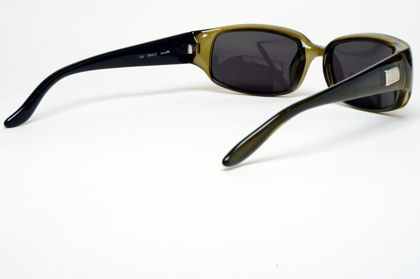 Gucci Sunglasses 1998 Vintage Rectangle Olive Green Black GG 2454/S 6EV 220125