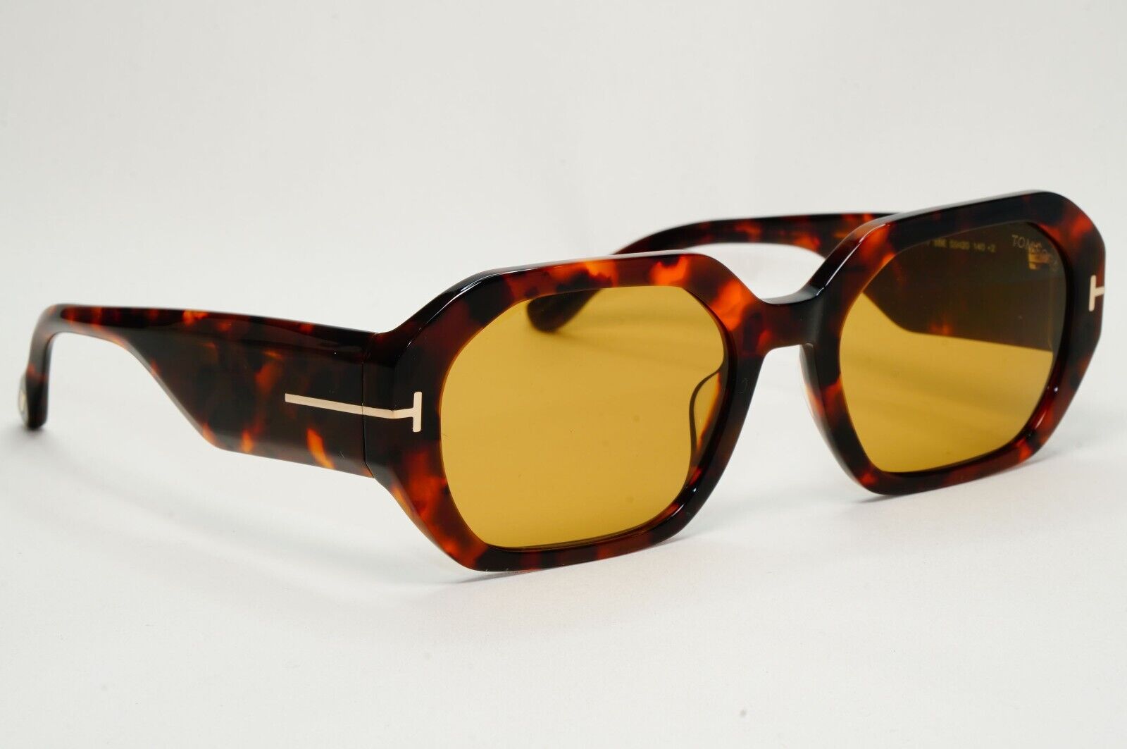 Tom Ford Sunglasses Veronique-02 Brown Havana Hexagon Unisex FT 0917 TF 917 55E