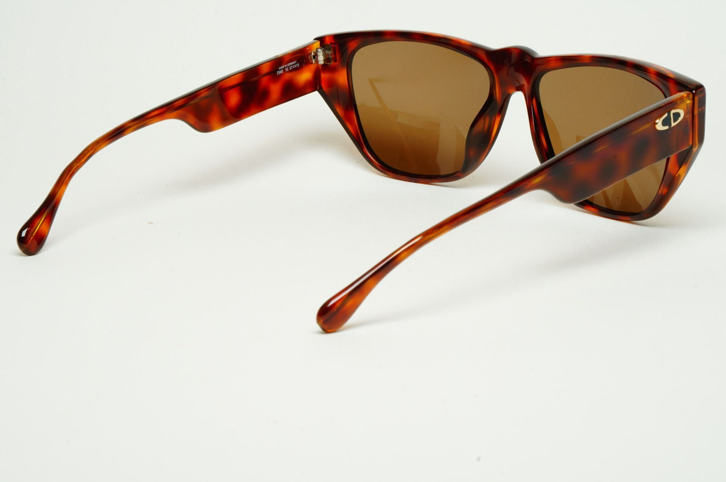 Dior Sunglasses 1995 Vintage Brown Germany Optyl Square 2568 10 140325
