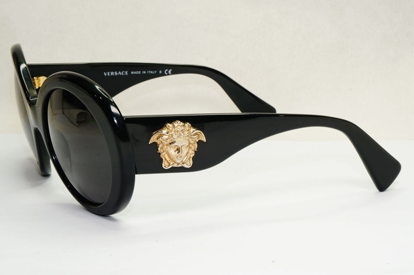 Versace Sunglasses Black Gold Large Medusa Oversized MOD VE 4298 GB1/11 180224