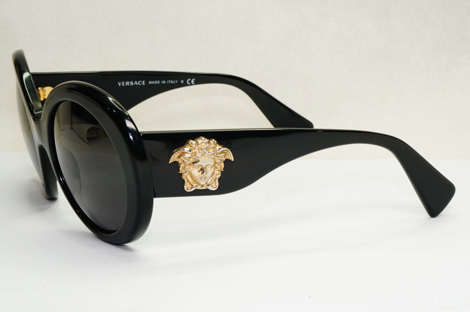 Versace Sunglasses Black Gold Large Medusa Oversized MOD VE 4298 GB1/11 180224