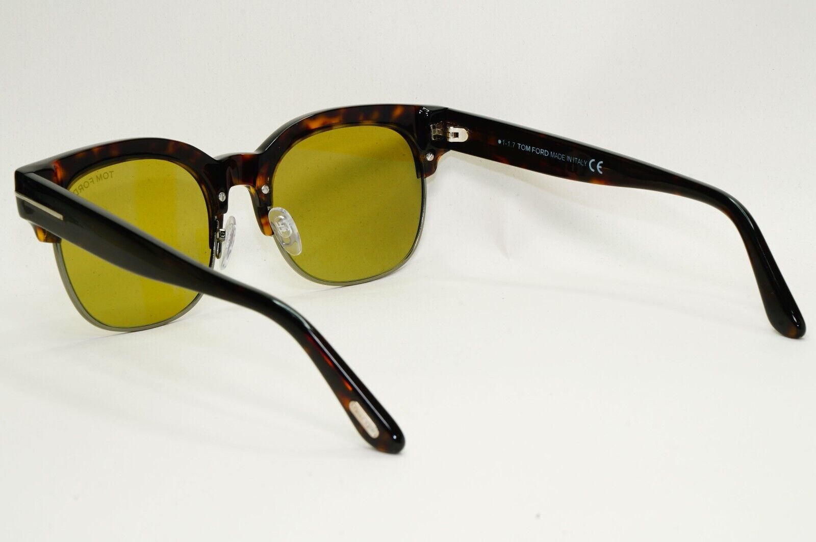 Tom Ford Sunglasses Harry-02 Glass Lens Brown Green Square FT0597 TF 597 52N