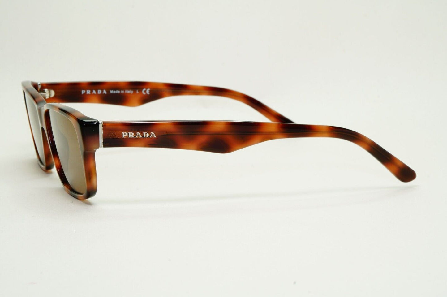 Prada Sunglasses Brown Tortoiseshell Rectangle PR16MV VPR 16M 519-1O1 55mm