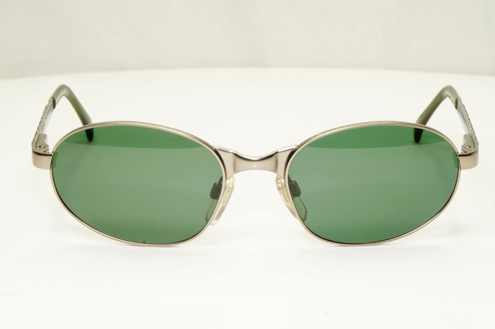 Emporio Armani 1997 Vintage Sunglasses Mens Womens Metal Silver Square 107-S 815