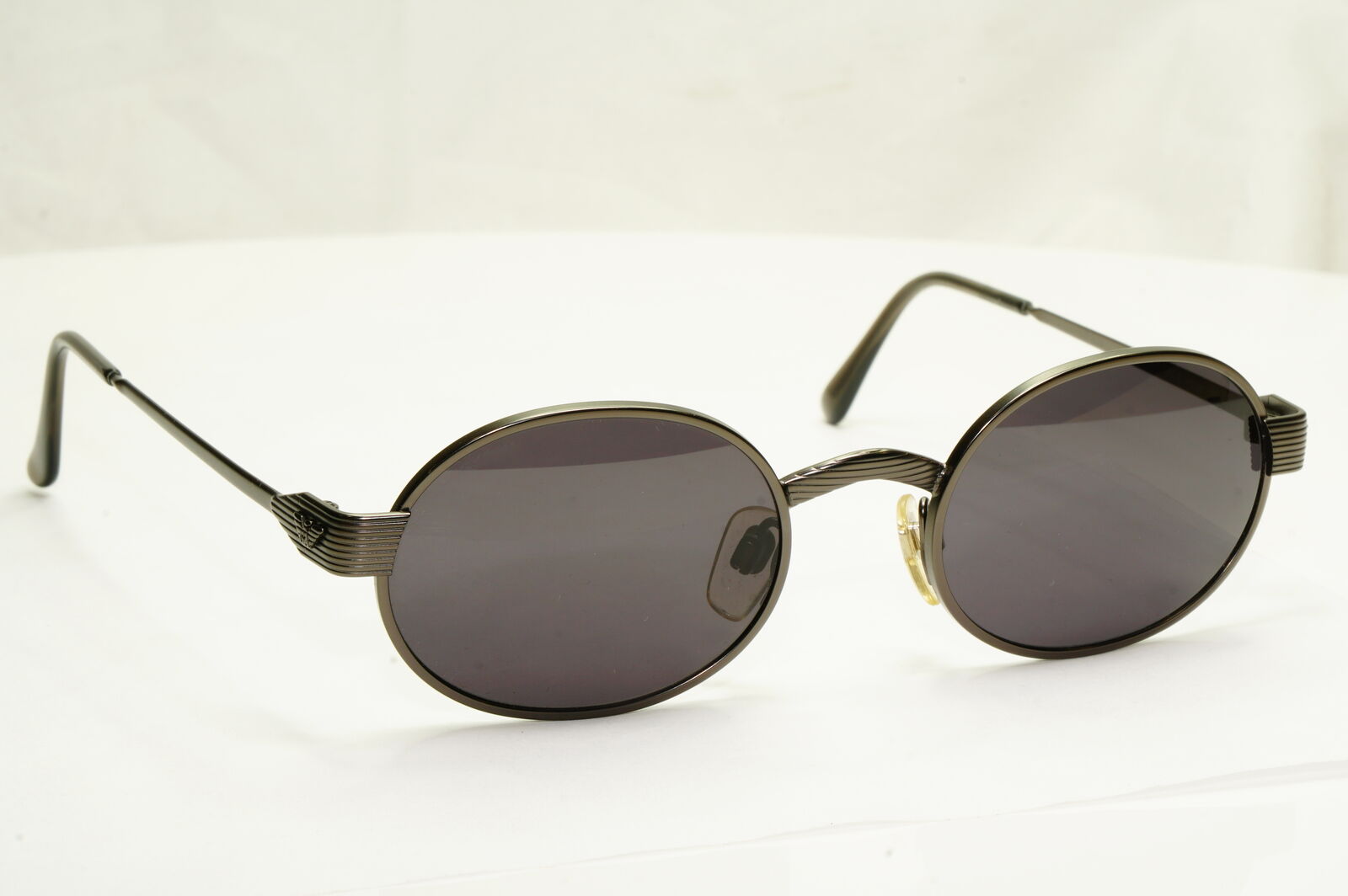 Emporio Armani 1997 Vintage Sunglasses Mens Womens Gunmetal Eagle 055 905/26