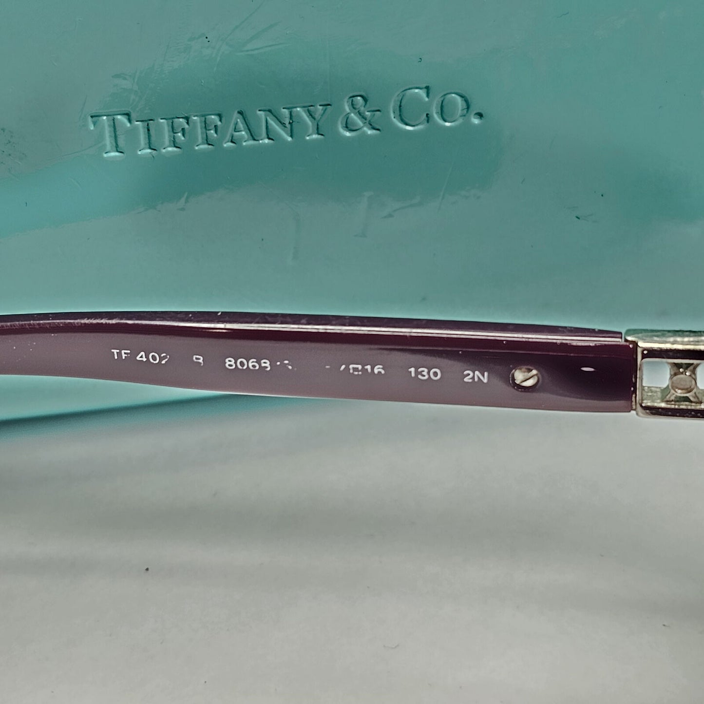 Tiffany & Co Sunglasses 2013 Vintage Voile Purple Violet 4025-B 8068/3L 140124