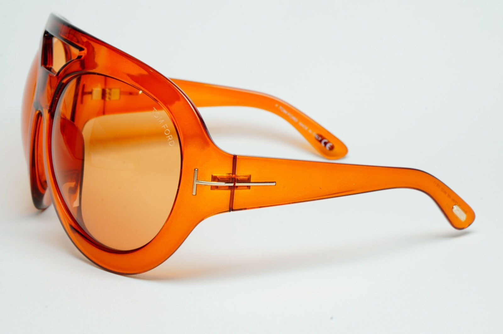 Tom Ford Sunglasses Serena-02 Brown Honey Ski Large Oversized FT0886 TF 886 45E