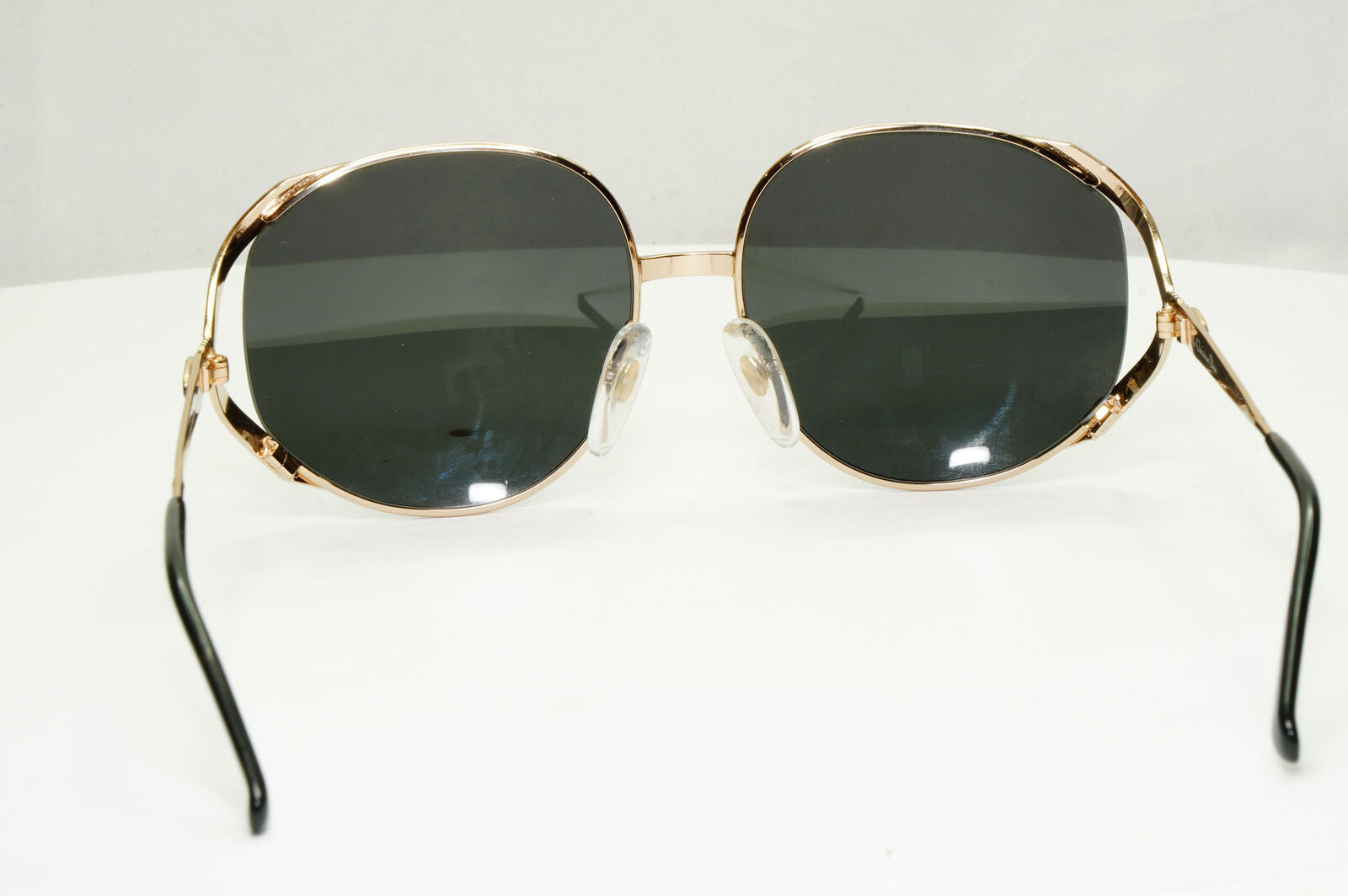 Dior 1990s Vintage Sunglasses Austria Gold Black Retro Square 2387 49 251122