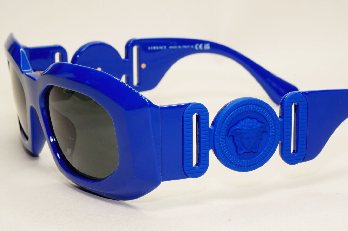 Versace Sunglasses Blue Biggie Medusa Oversized Unisex MOD VE 4425U 5368/87