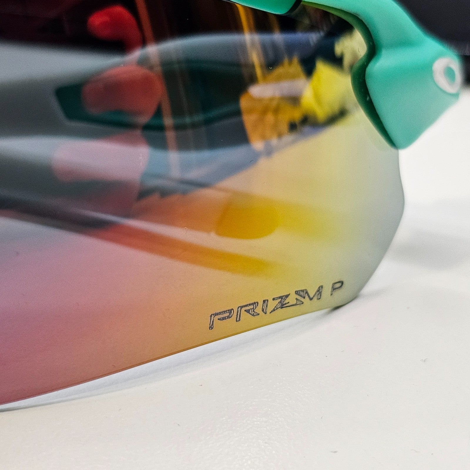 Oakley Sunglasses OO 9208 Radar Polarized EV Path Shield Green Prizm Road C6 CUS