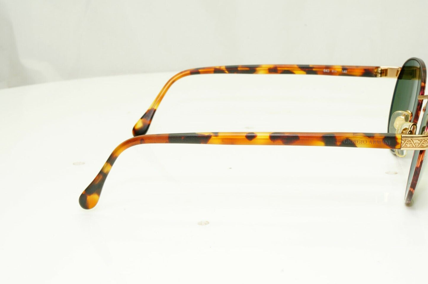 Giorgio Armani 1997 Gold Brown Vintage Retro Sunglasses Men Women 50mm 643 832