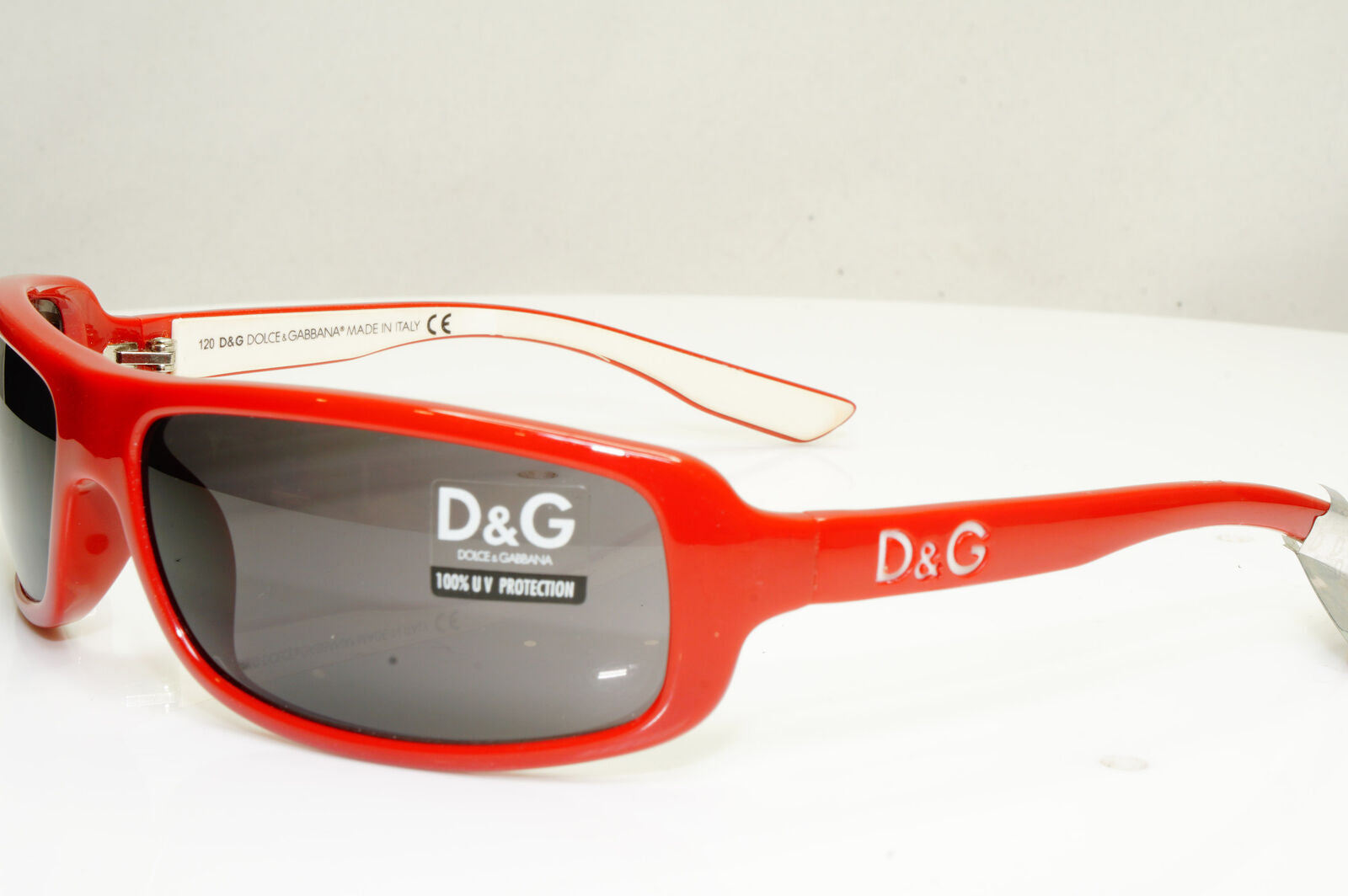 Authentic DOLCE & GABBANA Womens Vintage Sunglasses Red DG 2150 482 30847
