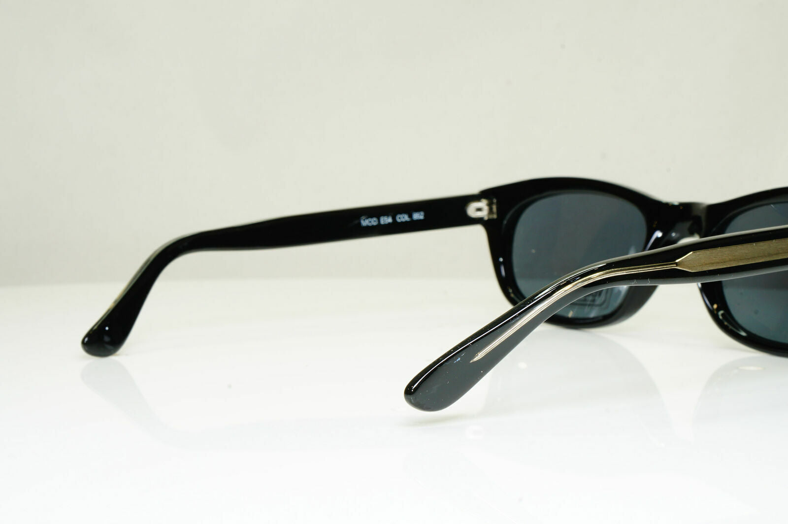Versus Gianni Versace 1996 Vintage Black Unisex Sunglasses MOD E54 COL 852 28708