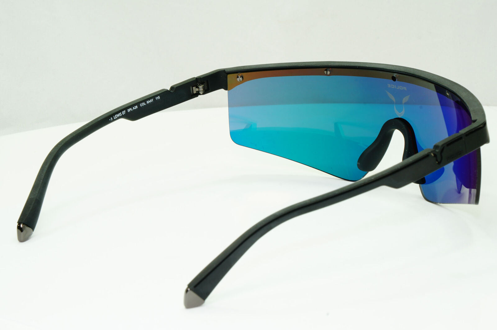 Police Lewis Hamilton F1 Sunglasses Gold Orange Mirror Shield SPL A28 COL 6AAY