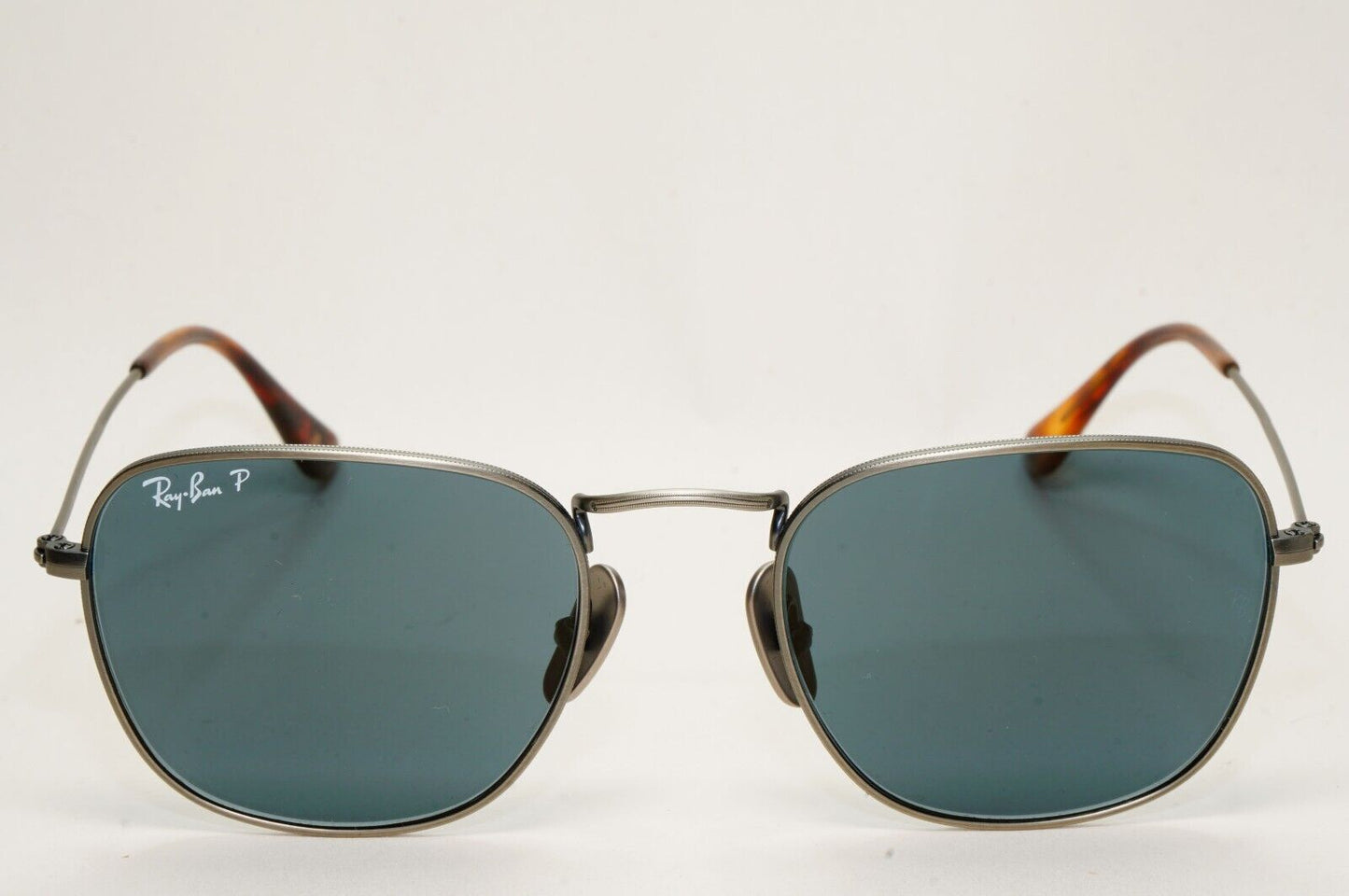 Ray-Ban Sunglasses Frank Titanium Polarised Blue Gunmetal RB 8157 9208/T0 51mm