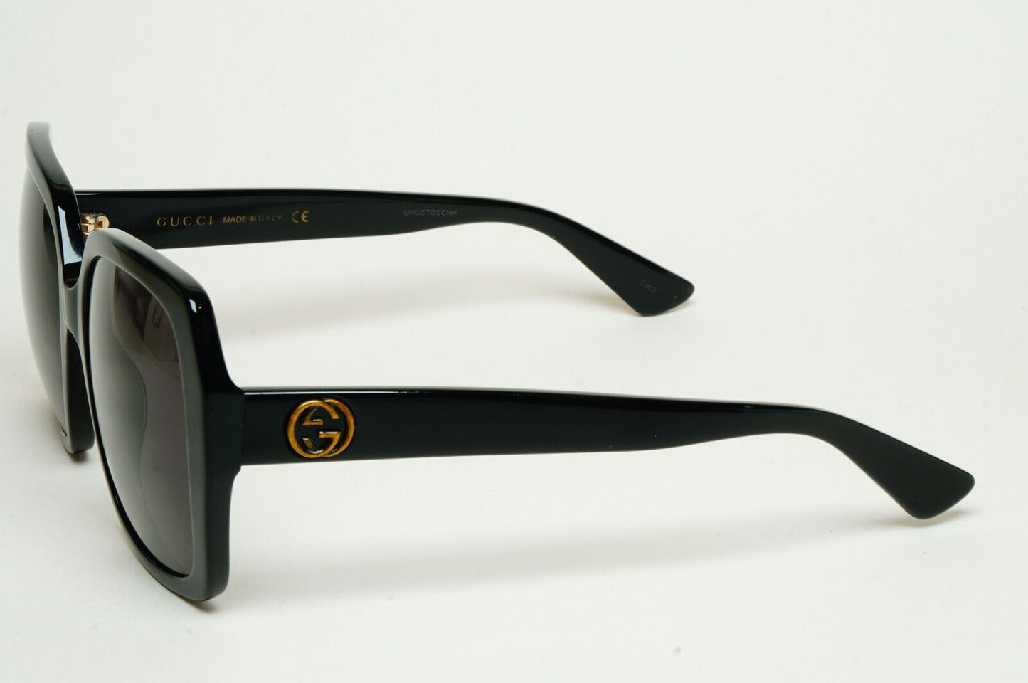 Gucci Sunglasses 2017 Bee Black Square Oversized Large GG0096S 001 120125