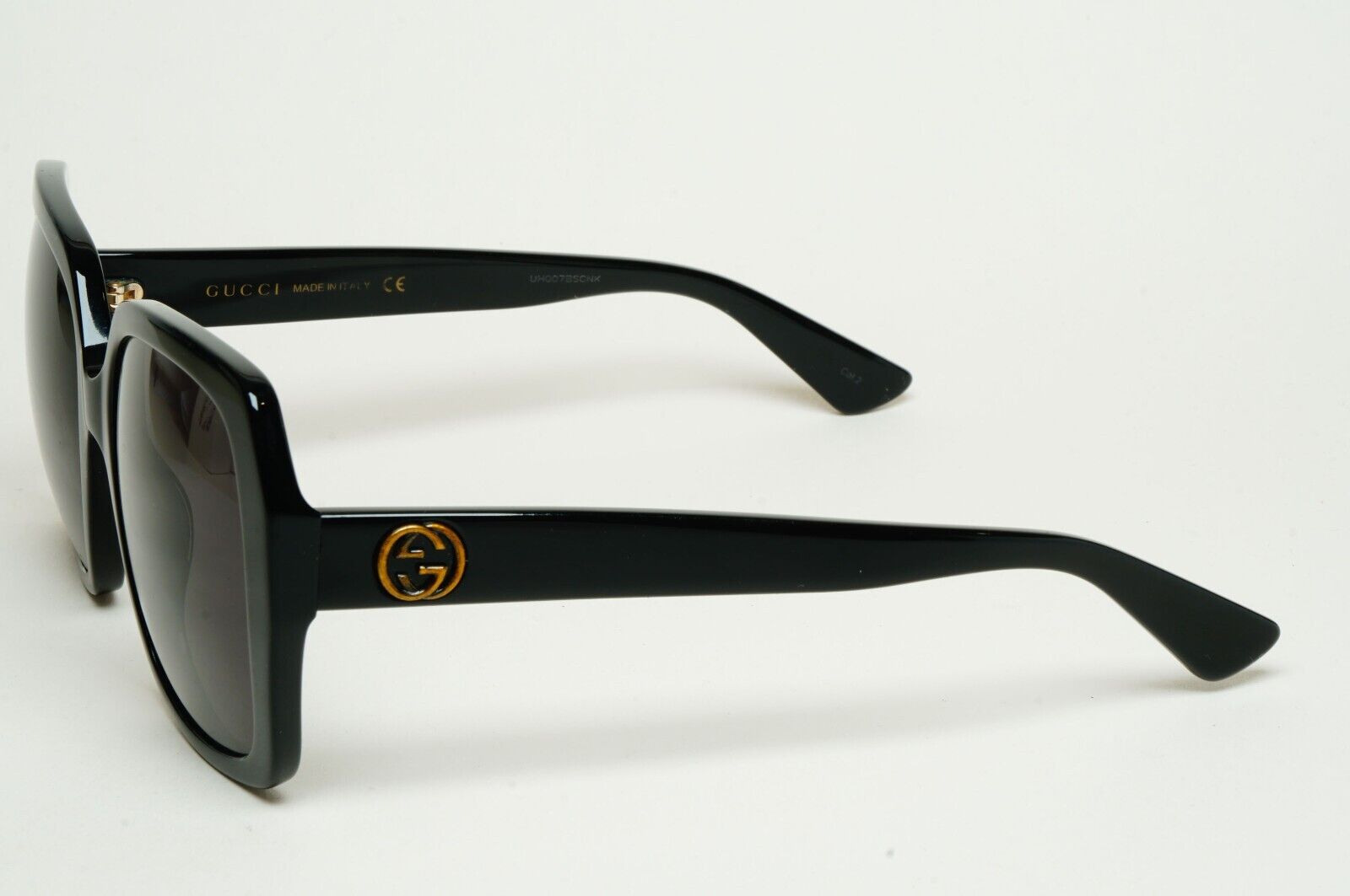 Gucci Sunglasses 2017 Bee Black Square Oversized Large GG0096S 001 120125