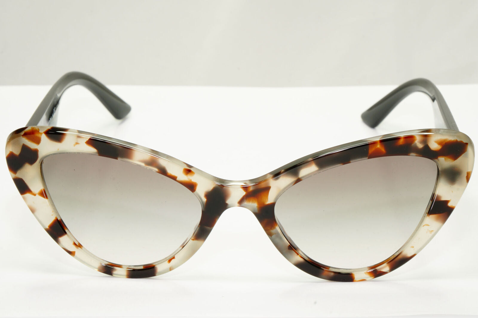 Prada Marble Brown Sunglasses Milano Havana Grey Cat Eye PR13YS SPR 13Y UAO-0A7