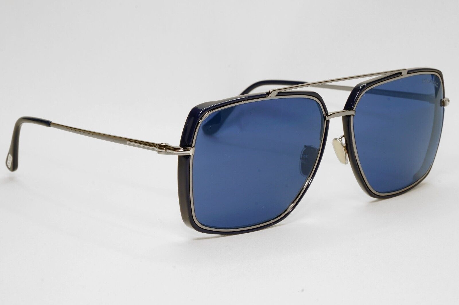 Tom Ford Sunglasses Lionel Dark Blue Silver Gunmetal FT0750-F TF 750-F 90V 62mm
