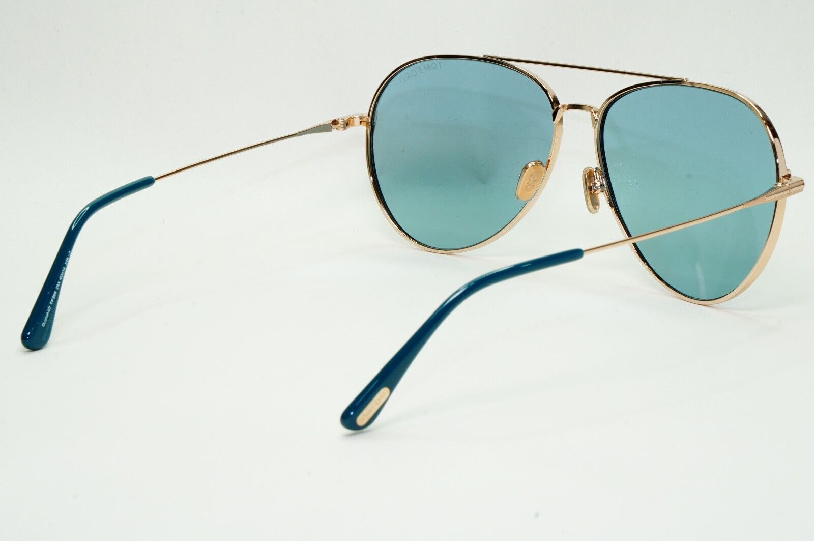 Tom Ford Sunglasses Dashel-02 Gold Blue Mirror Pilot Large FT0996 TF 996 28X